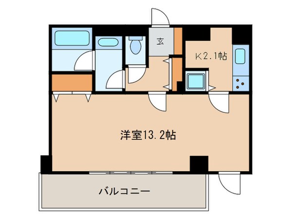 コロネード市ケ谷の物件間取画像